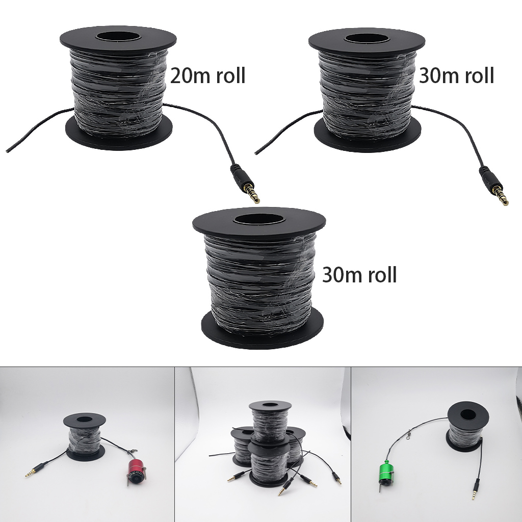 Fish Finder Cable 1.8mm Diameter High-definition Transmission Cable for Fishing Underwater Video Camera