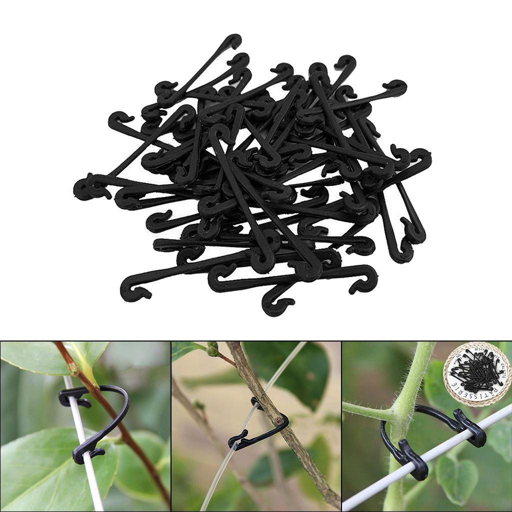 200x 6cm Vines Fastener Clips Buckle Grape Tomato Vine Clips