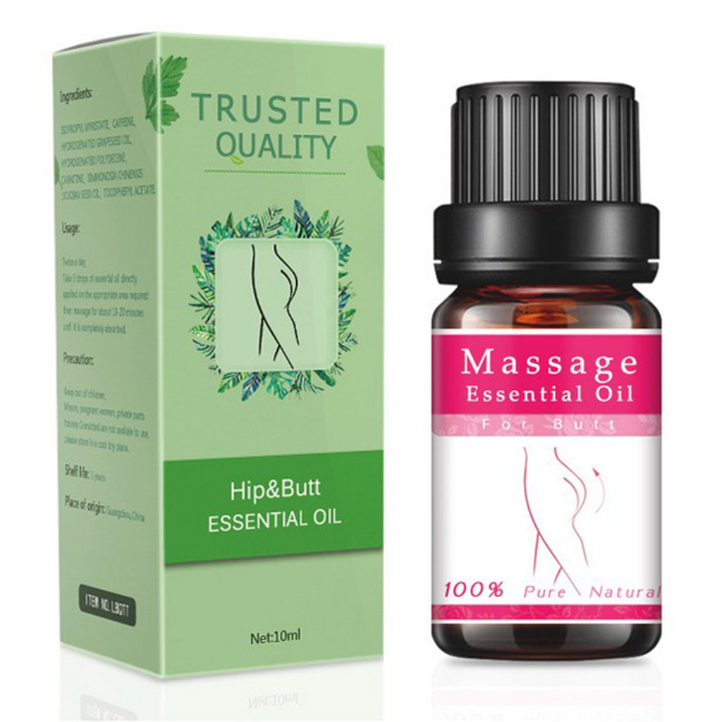 Women Natural Hip Lift Massage Oil Buttocks Enhancement Essential Oil Body Care Massage Oil Essential Oil - 10g/ml