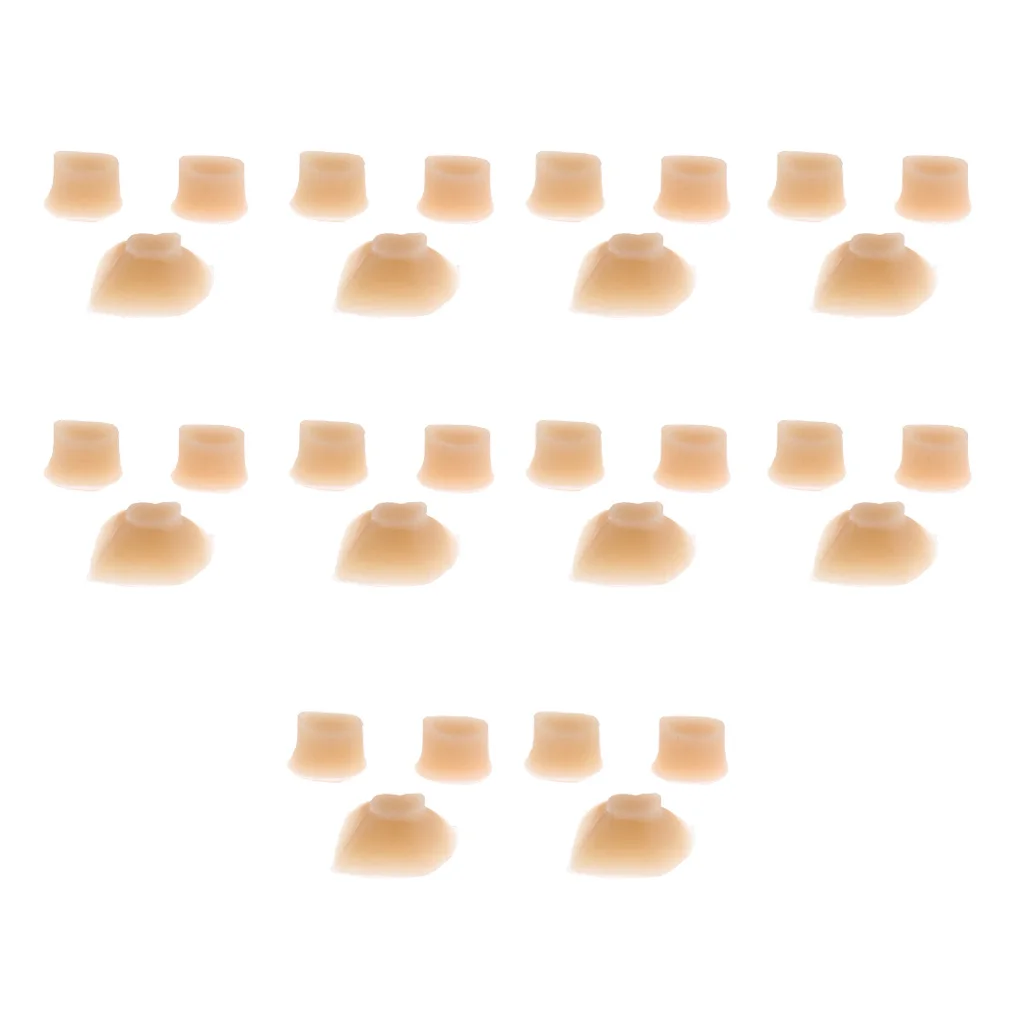 10 Sets Buttons Pads Flute Repair Parts For Woodwind Instrument Accessory