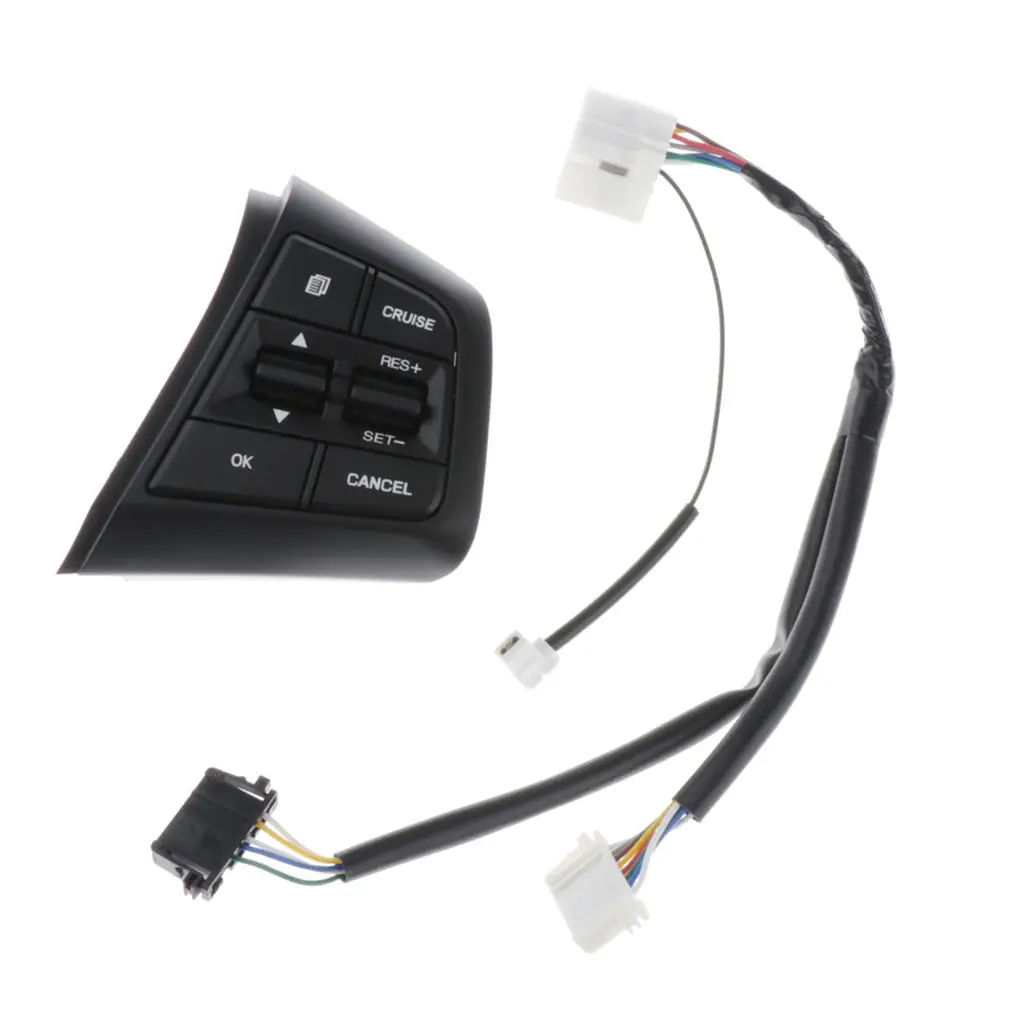 Steering Wheel Mounted Cruise Control Switch Remote - Fits for Hyundai Creta 2.0L / 1.6L - 13 Inch