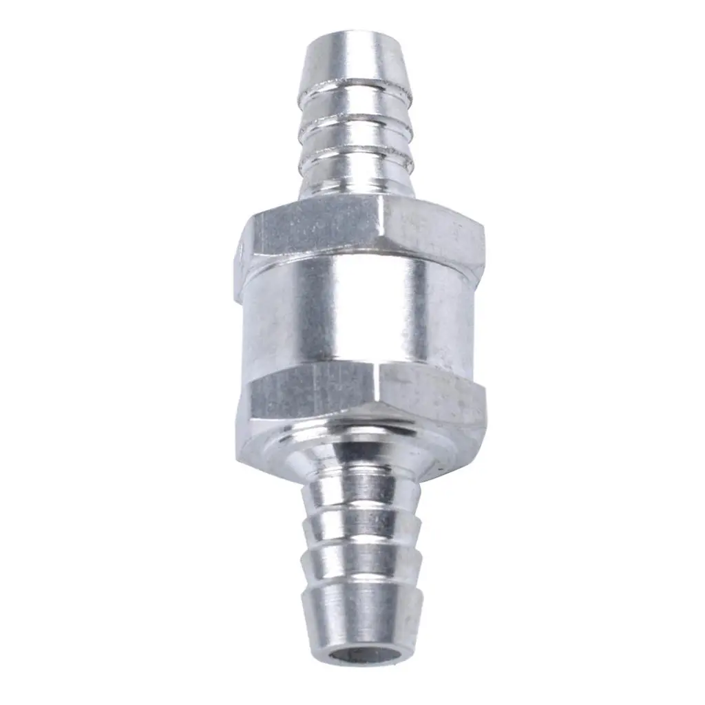 12mm Aluminium One Way Fuel Non Return Check Valve Petrol  Oil Water