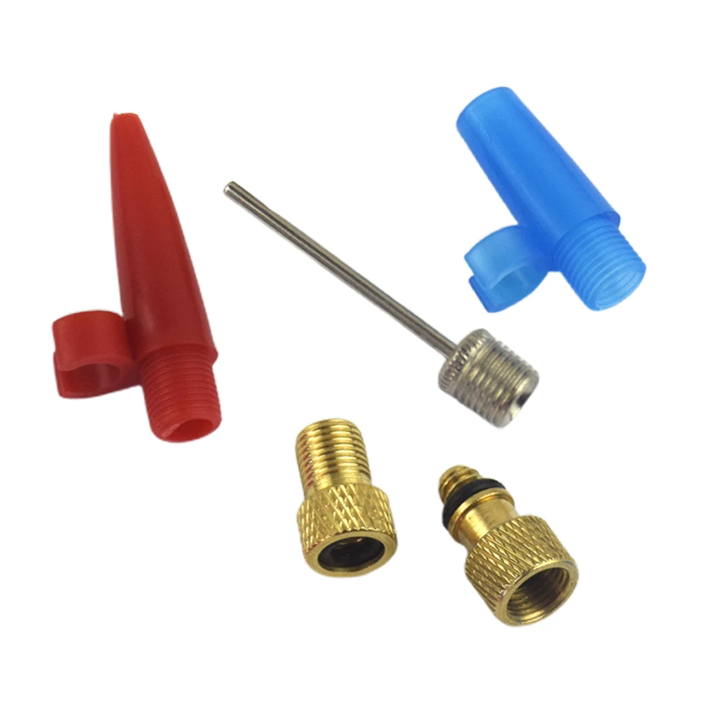 Bike Pump Valve Adapter Presta Schrader Woods Converter Connector Nozzles