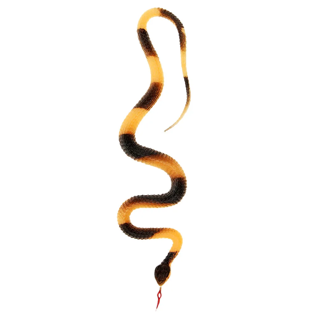 Rubber Lifelike Snake Scary Gag Prank Terrifying Party Bag Filler Toy Kids Boy Halloween Gift