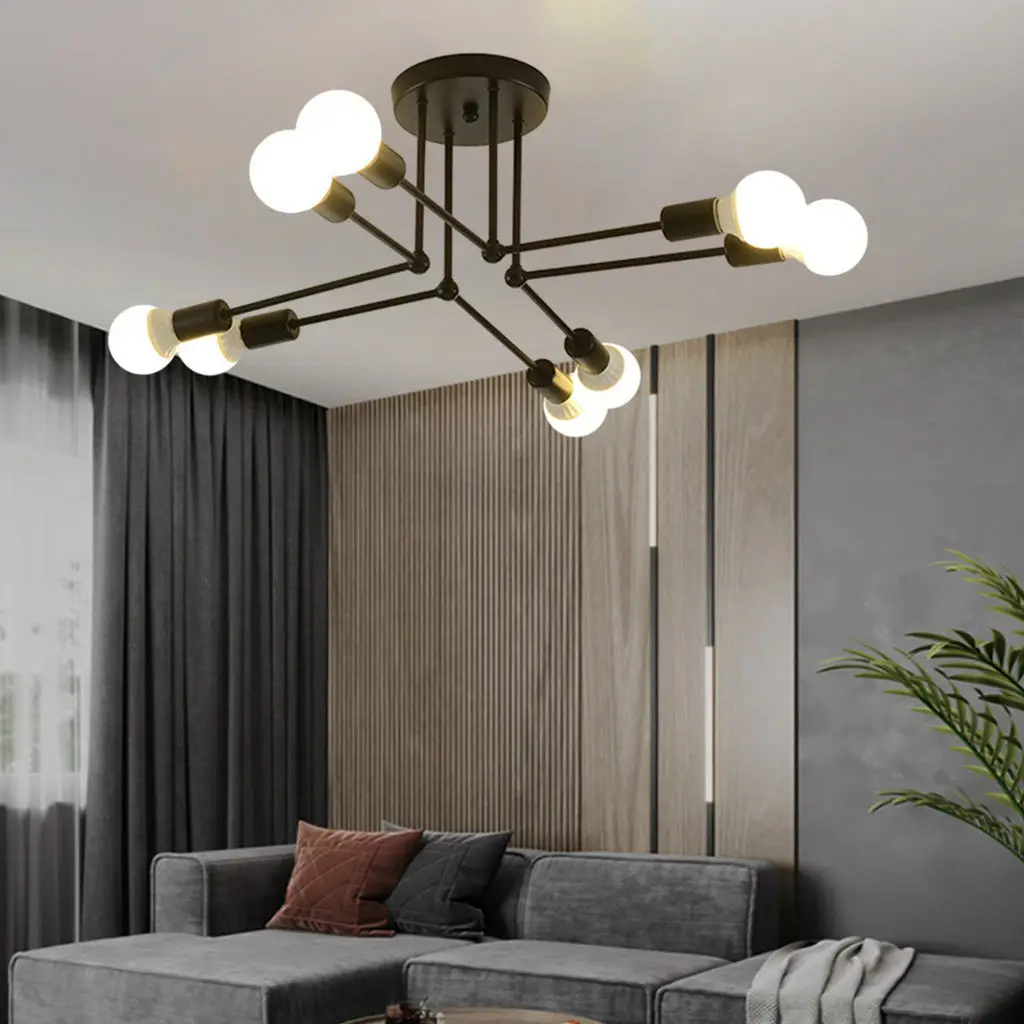 Modern Ceiling Lamp Home Laundry Living Room Hall Lights (Not Included Bulb)