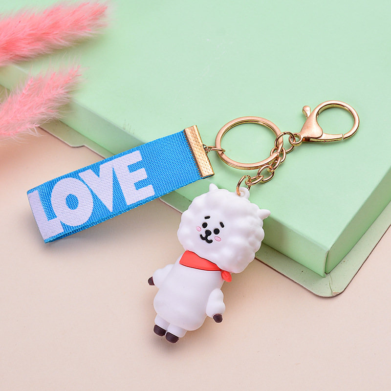 Key Chain Fashion Handbags Accessories Popular Car Accessories Korean Style Originality Lovely Cartoon Wholesale Men Women