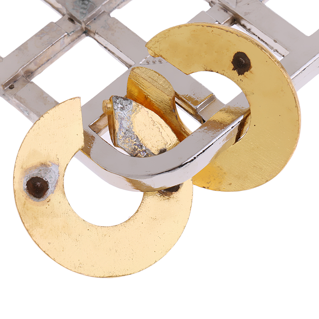 MagiDeal Hot Sale 1Pc Grid Lock Puzzle Classic Metal Brain Teaser IQ Test Toy Gift for Adult Children Kids Youth