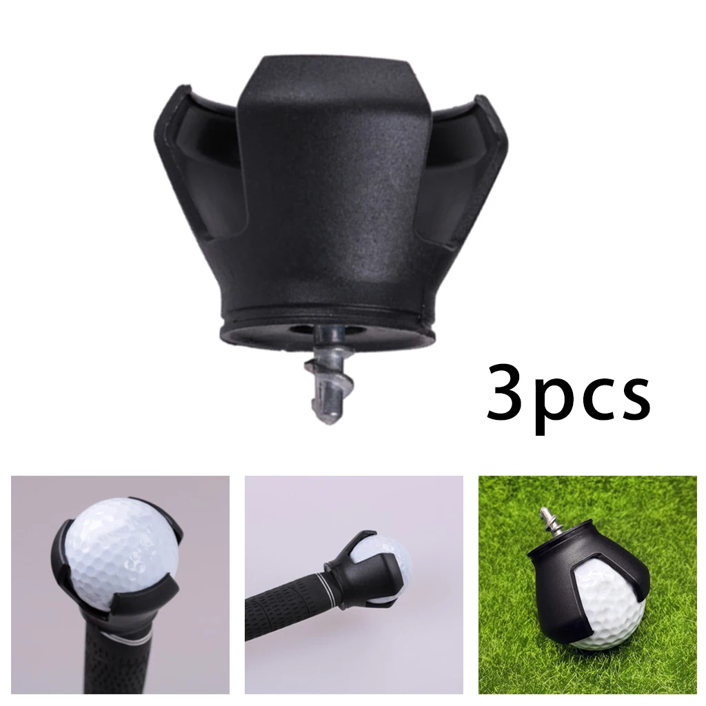 Premium Golf Ball Claw 3 Prongs Pick Up Retriever for Golf Putter Universal Anti-Slip Caddie Golfer Driving Range Balls Picker