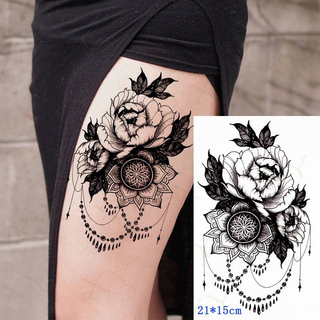 Tatuagem falsa temporária à prova d'água, letras de design, escrita arábia,  tattoo de pulso para pescoço, para homens e mulheres - AliExpress