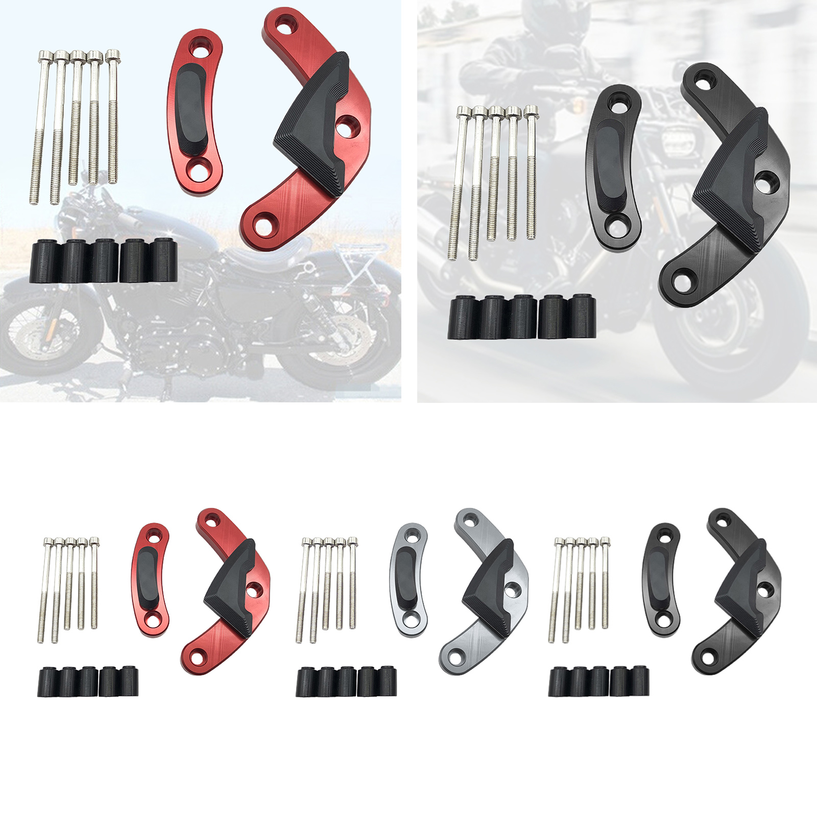 Motor Engine Case Slider Crash Protector Guard Set Replacement suitable for  Speed Twin 1200 2019-2021