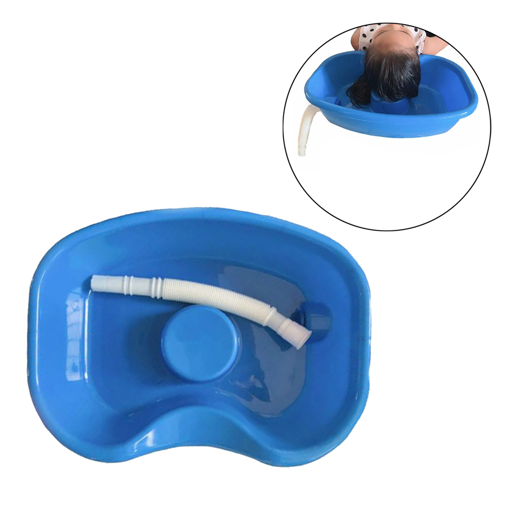 Easy Shampoo Basin Salon Hair Washing Tray with Drain Hose for Elderly Disabled