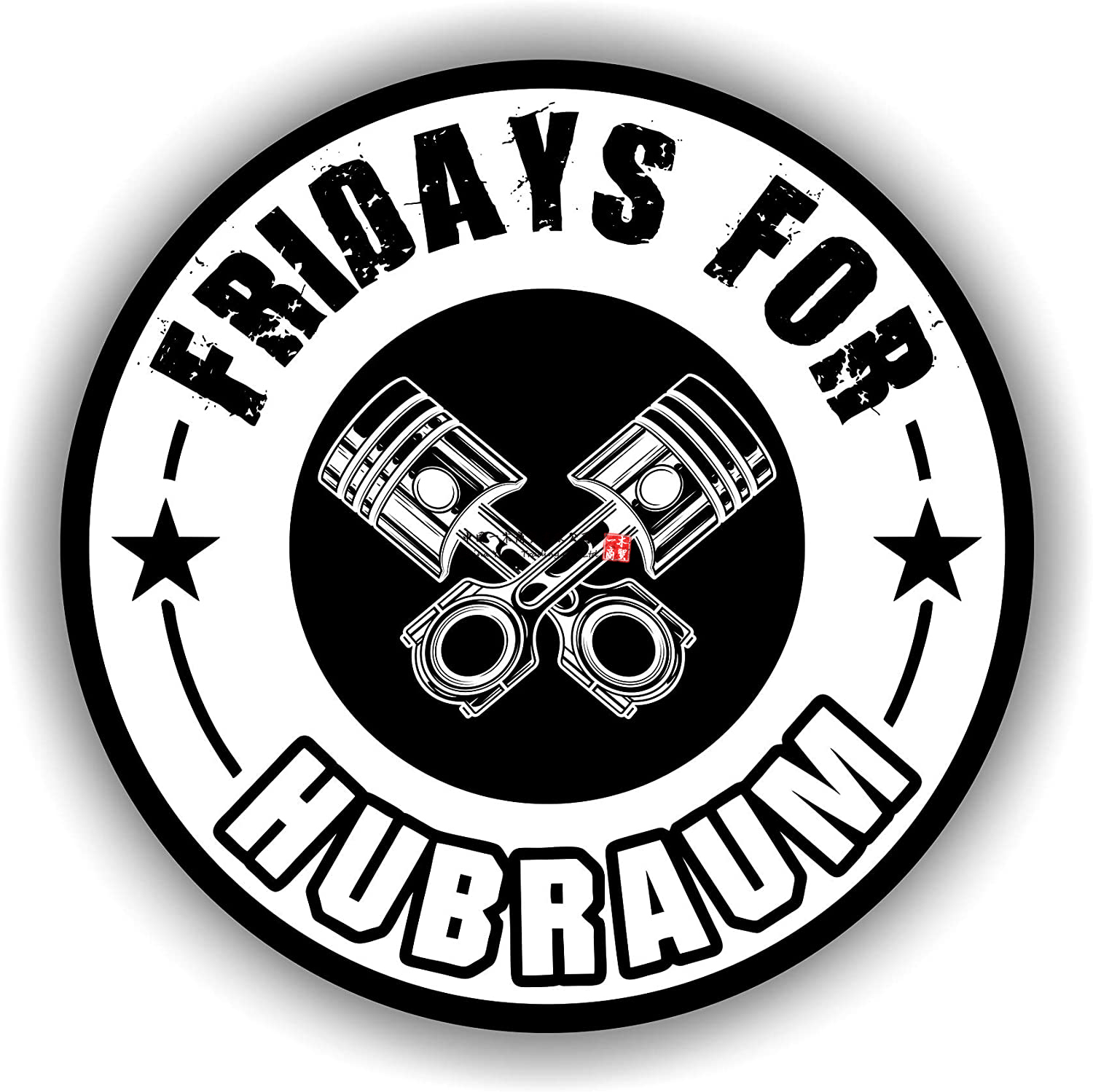 Великолепная наклейка Folia Fridays для Hubraum, забавная наклейка для  автомобиля, мотоцикла, климатического мотоцикла, наклейка | AliExpress