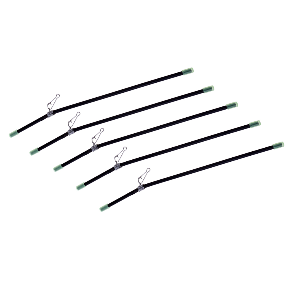 5 PCS Anti Feeder Leger Booms with Snap Link sea Fishing 15/20/22cm Fishing Tools keeping the Lure Away From The Weights