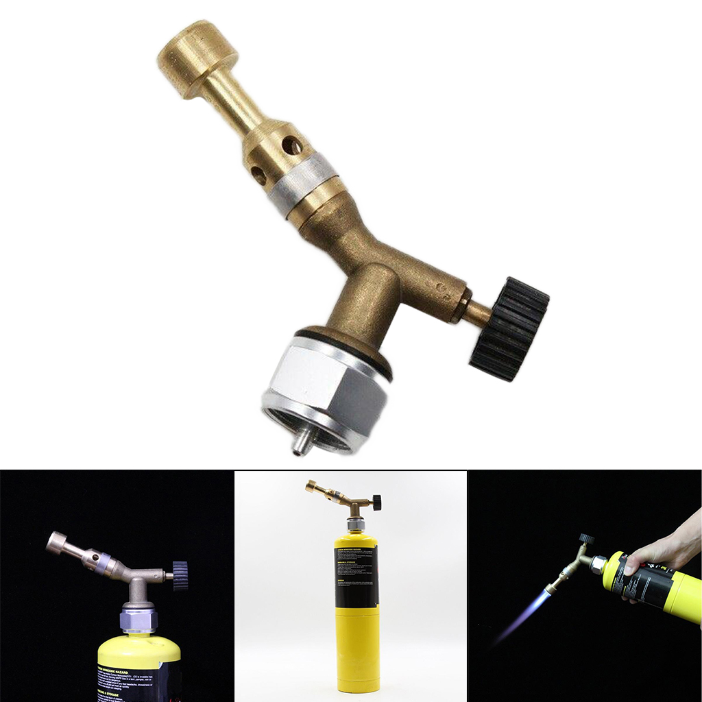 Propane Gas Torch Head for MAPP Adjustable Flame Welding Heating Solder