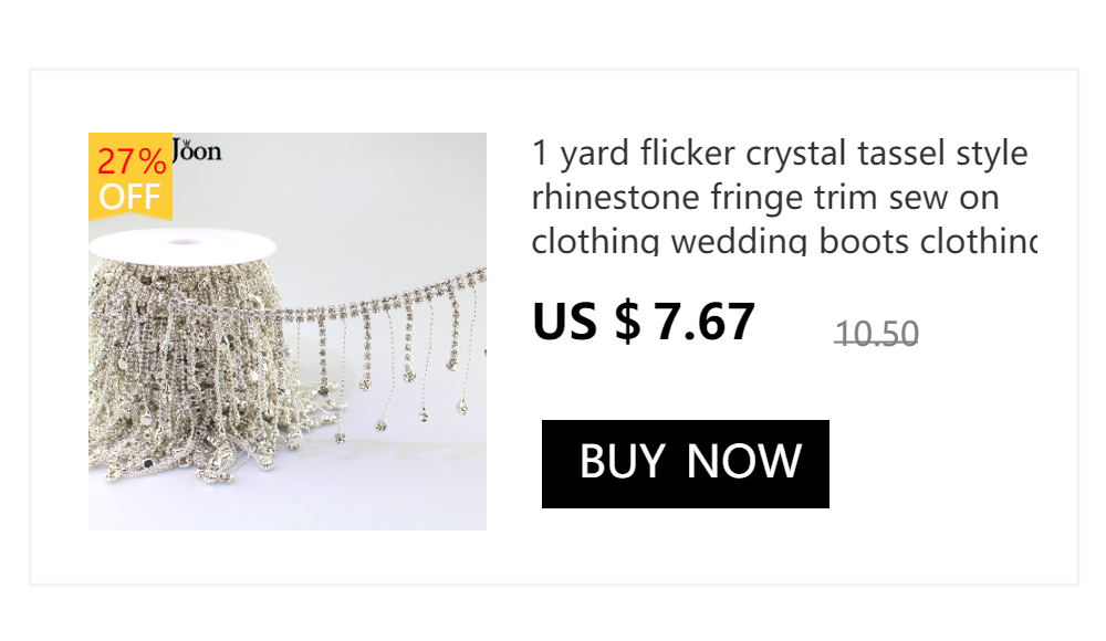 Description Picture 6 of itemLong tassel crystal array droplets rhinestone fringe trim silver crystal decorative chain clothing accessories ML076