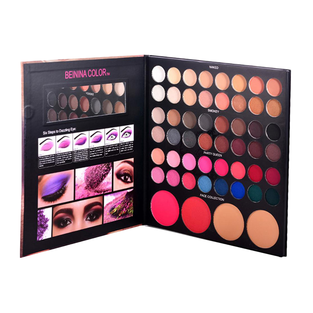 52 Color Cosmetic Matte Eyeshadow Powder Eye Shadow Makeup Cosmetic Palette