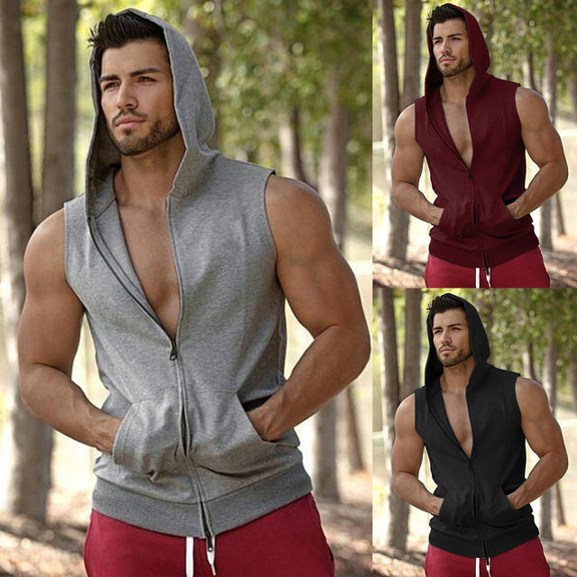 Men's Tank Tops Mens Sportswear Quick Dry Singlets Cotton Training Tops -  China Fashionable Zip Cardigan Sweater and Men's Solid Color T-Shirt price