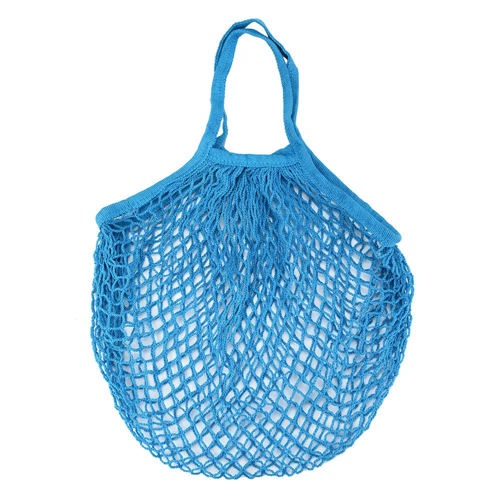 10Color Mesh Net Turtle String Shopping Bag Reusable Fruit Storage Handbag Totes 