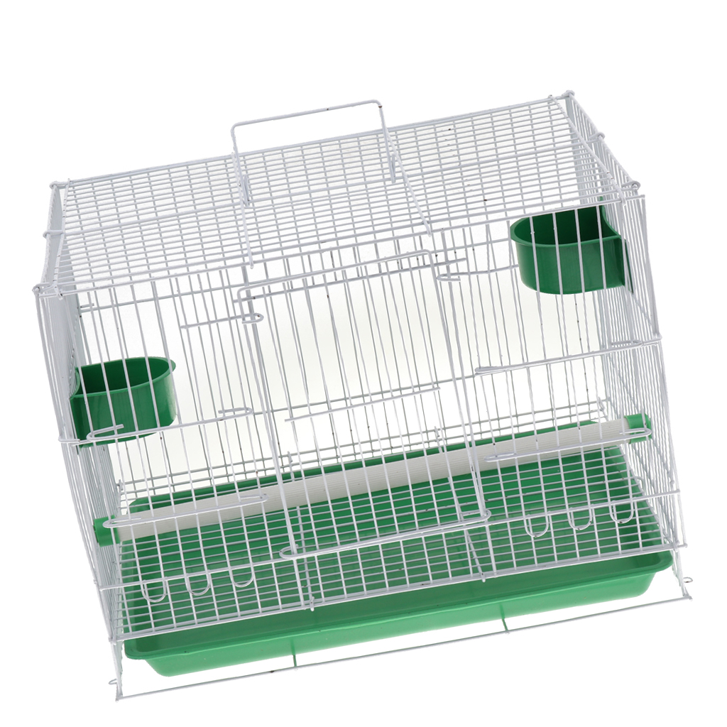 Title 2, Large Bird Cage with Stand&Tray&Bowls FOR Parro...