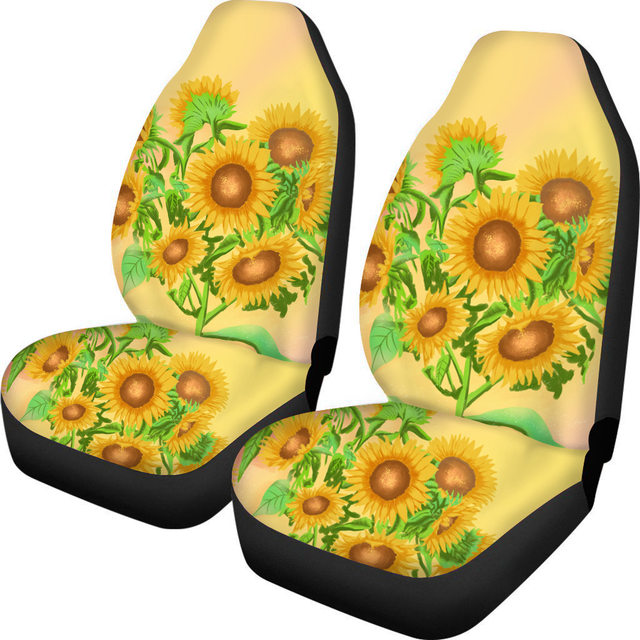 Car seat deals covers sunflower