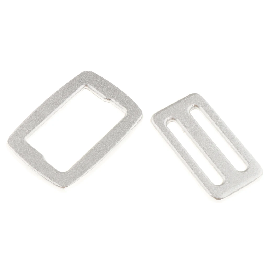 1 Pair of Adjustable Climbing Harness Belt Snap Buckle Locking Clip Outdoor Hardware