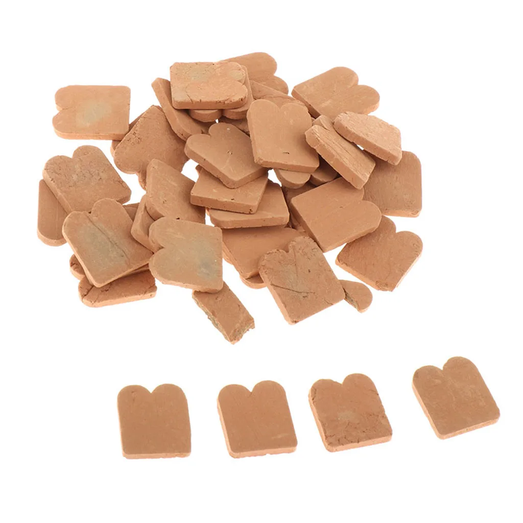 16th   Simulation   Red   Brick   Tile   Model   DIY   Miniature   Sand   Table