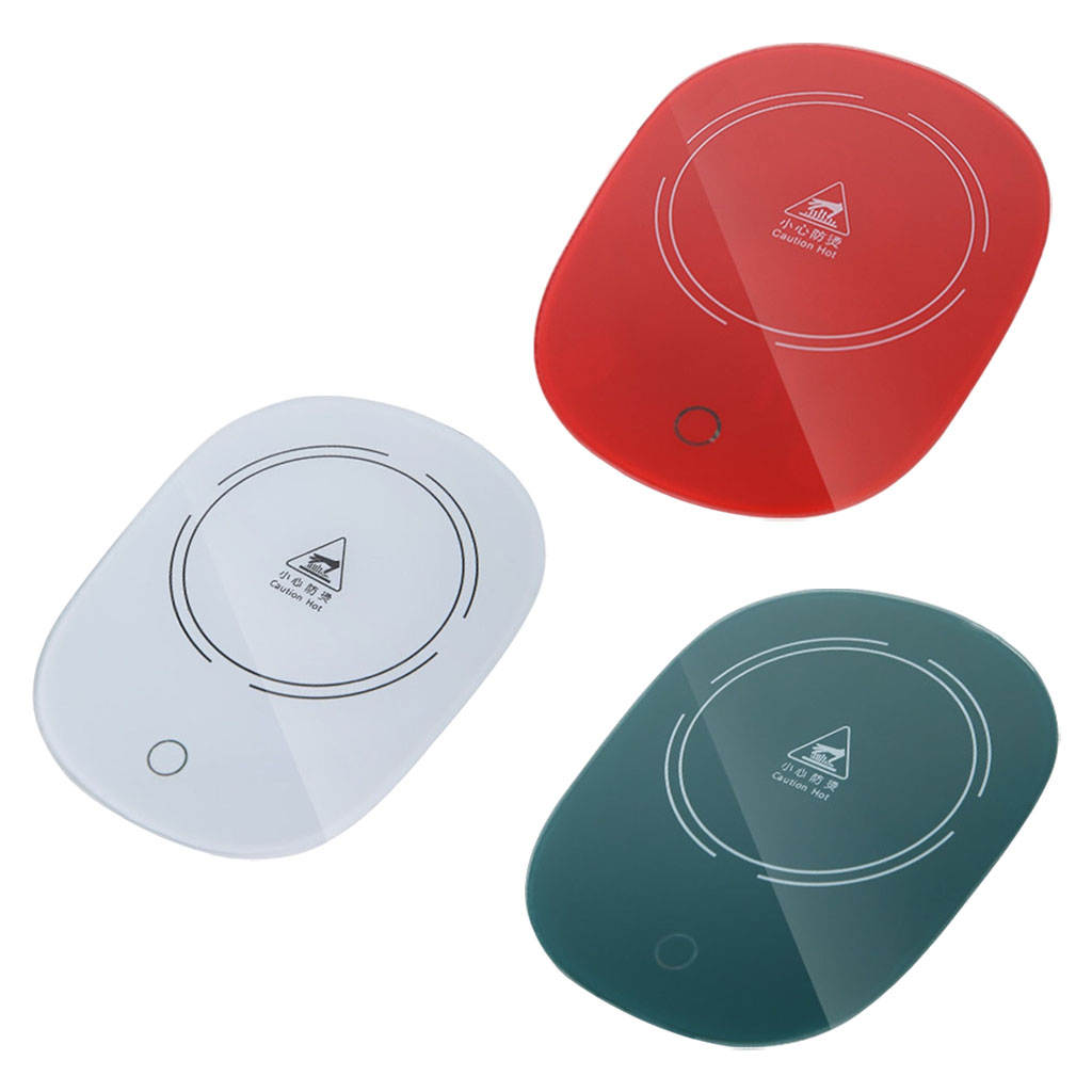 USB Electric Cup Heater Pad Mug Heating Tray Milk Mug Beverage Heater Thermal Coaster Warmer Mat 55°C Cup Warmer Coaster