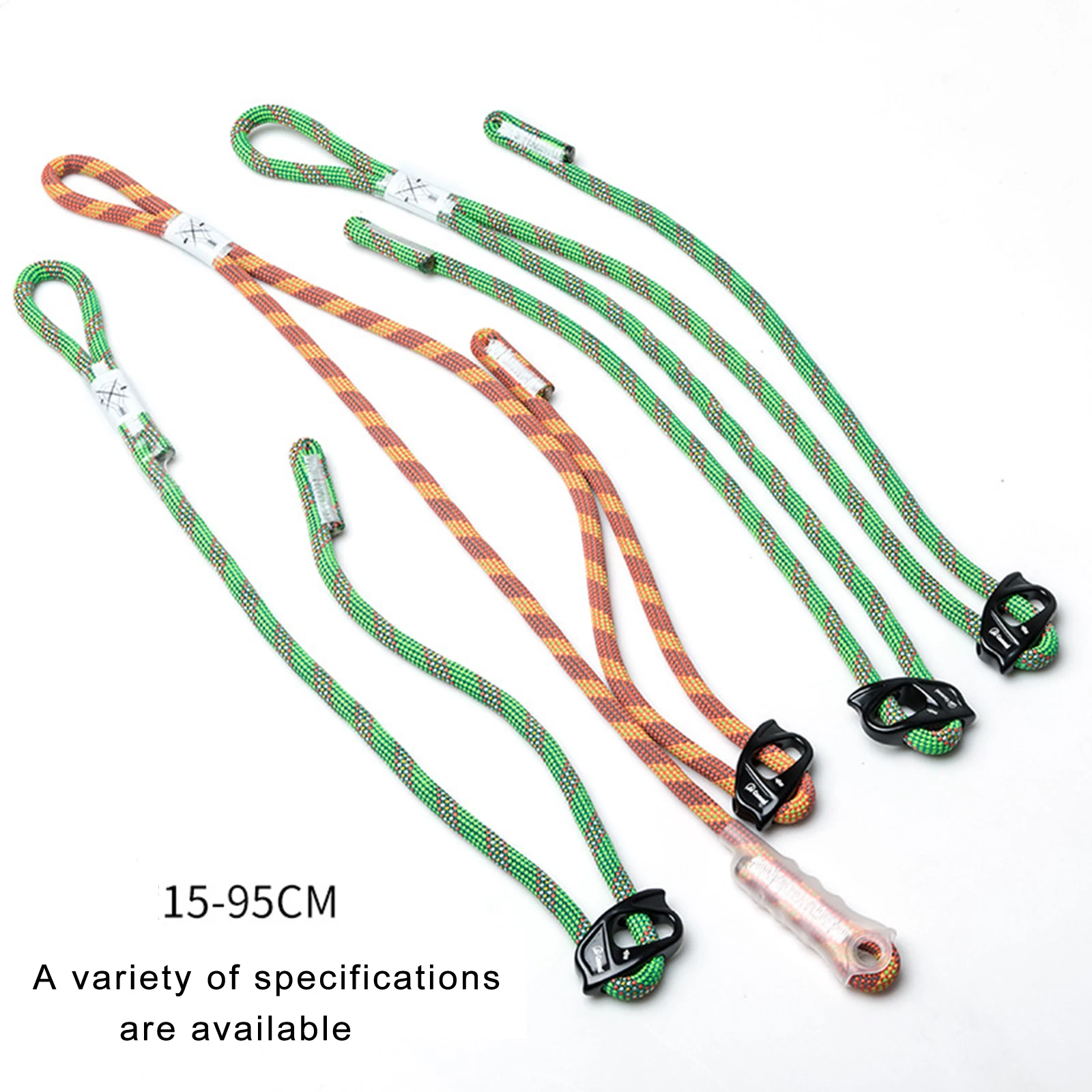 Positioning Lanyard Harness Rope Buffered Strap for Rock Climbing Equipment