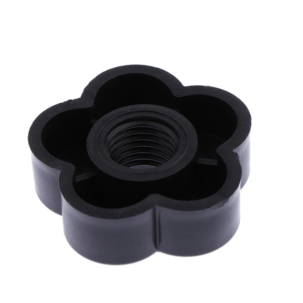 1x Plastic Drum Stand Nut Bottom for Snare Drum Accessory, Black