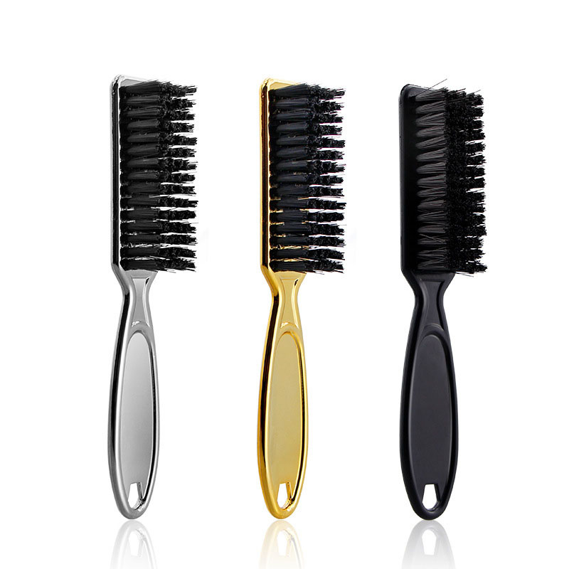 Best of Plastic Handle Hairdressing Soft Hair Cleaning Brush Barber Neck Duster Broken Hair Remove Comb Hair Styling Tools Comb Gold Reviews & Tips