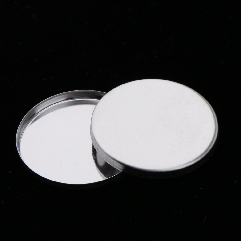 36mm Empty Metal Tin DIY Palette Press Pans For Magnetic Eyeshadow Palettes