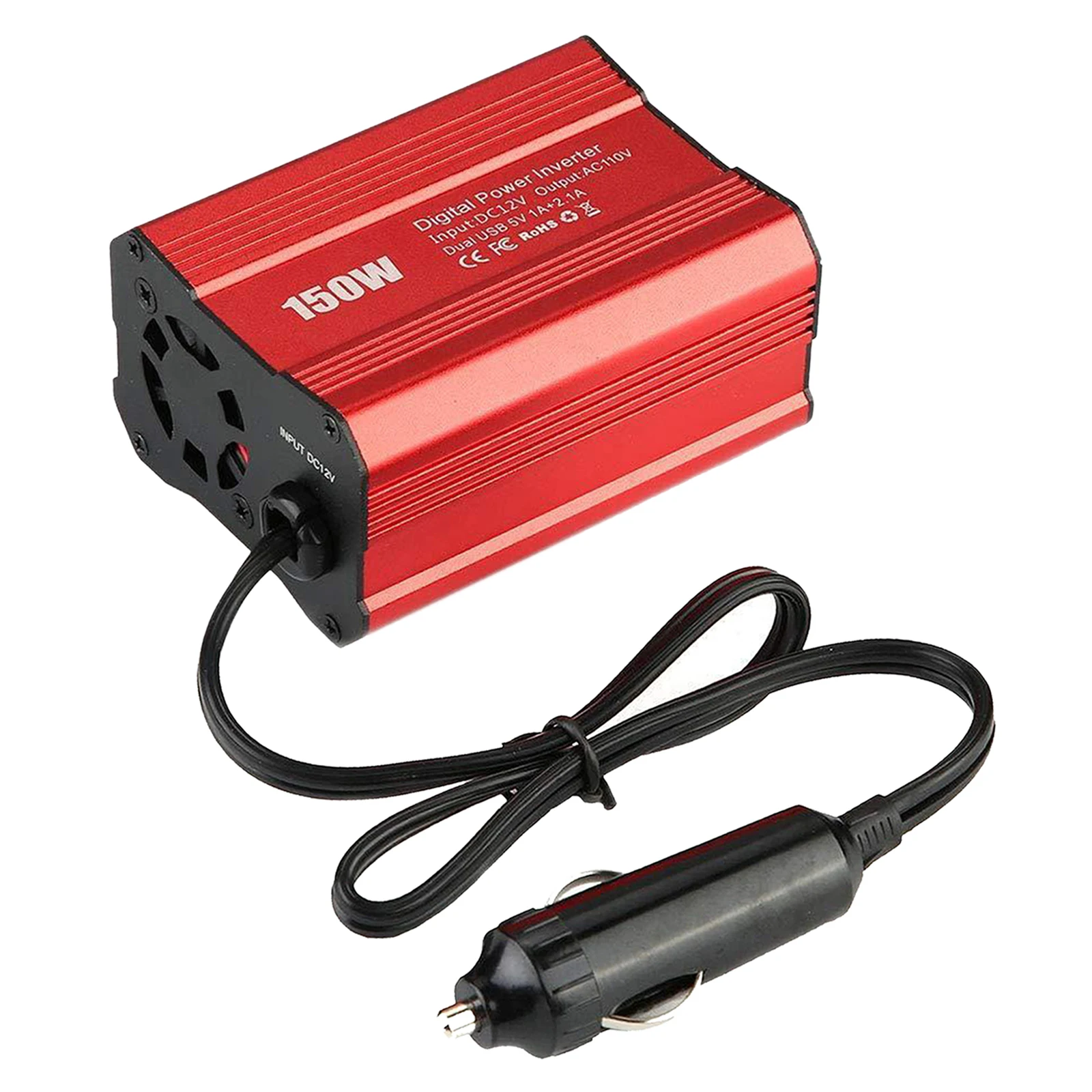 150W Car Power Inverter inversor DC 12V To AC 110V/220V 2.1A Dual USB Ports Car Charger Adapters