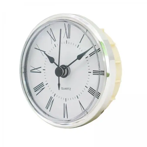 2x Quartz Clock Insert Bell Gallbladder Parts Repair Round Roman Numeral for Office