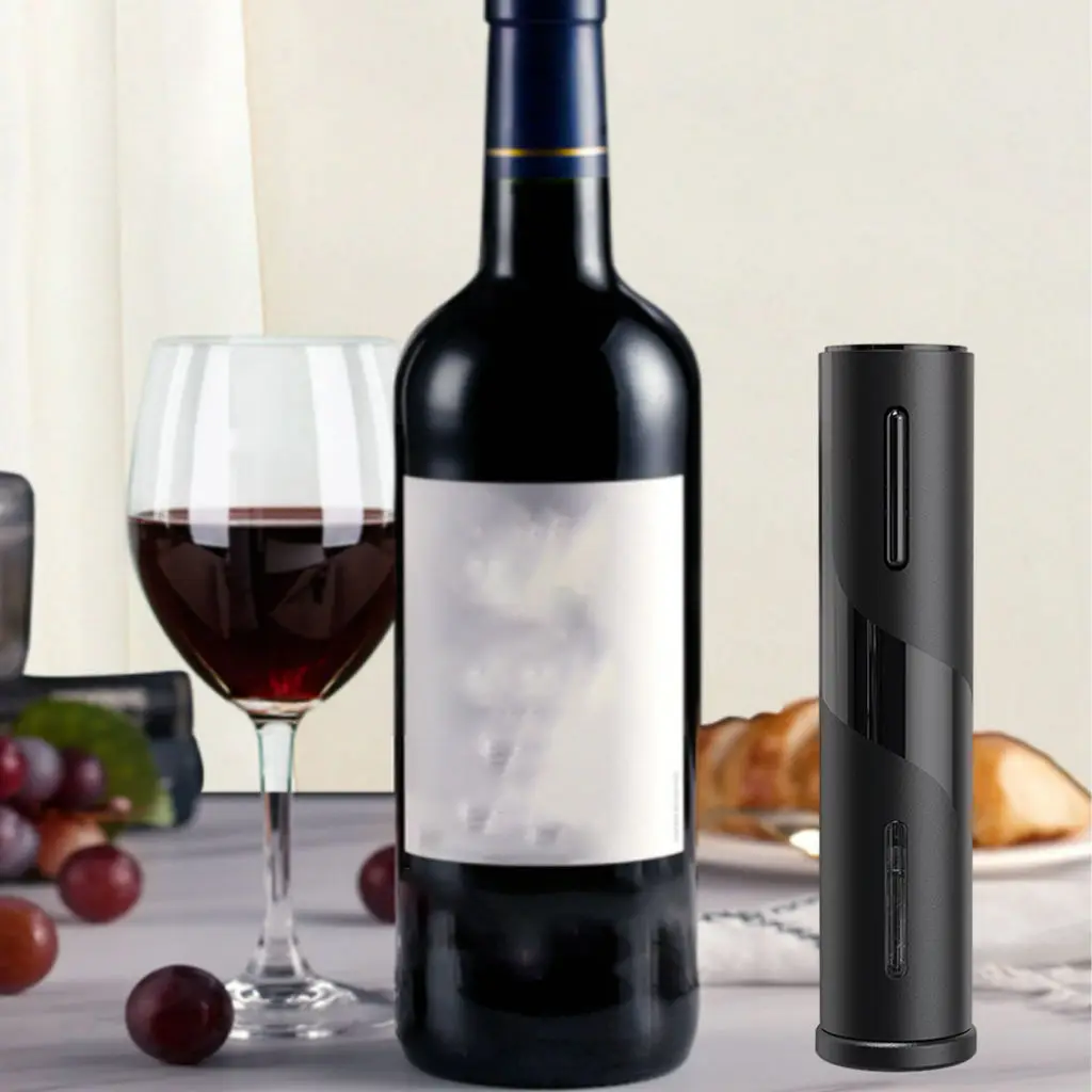 Wine Opener Battery Operated Automatic Bottle Opener Electric Corkscrew w/ Foil Cutter Bar Supplies Accessories Wine Lover Gift