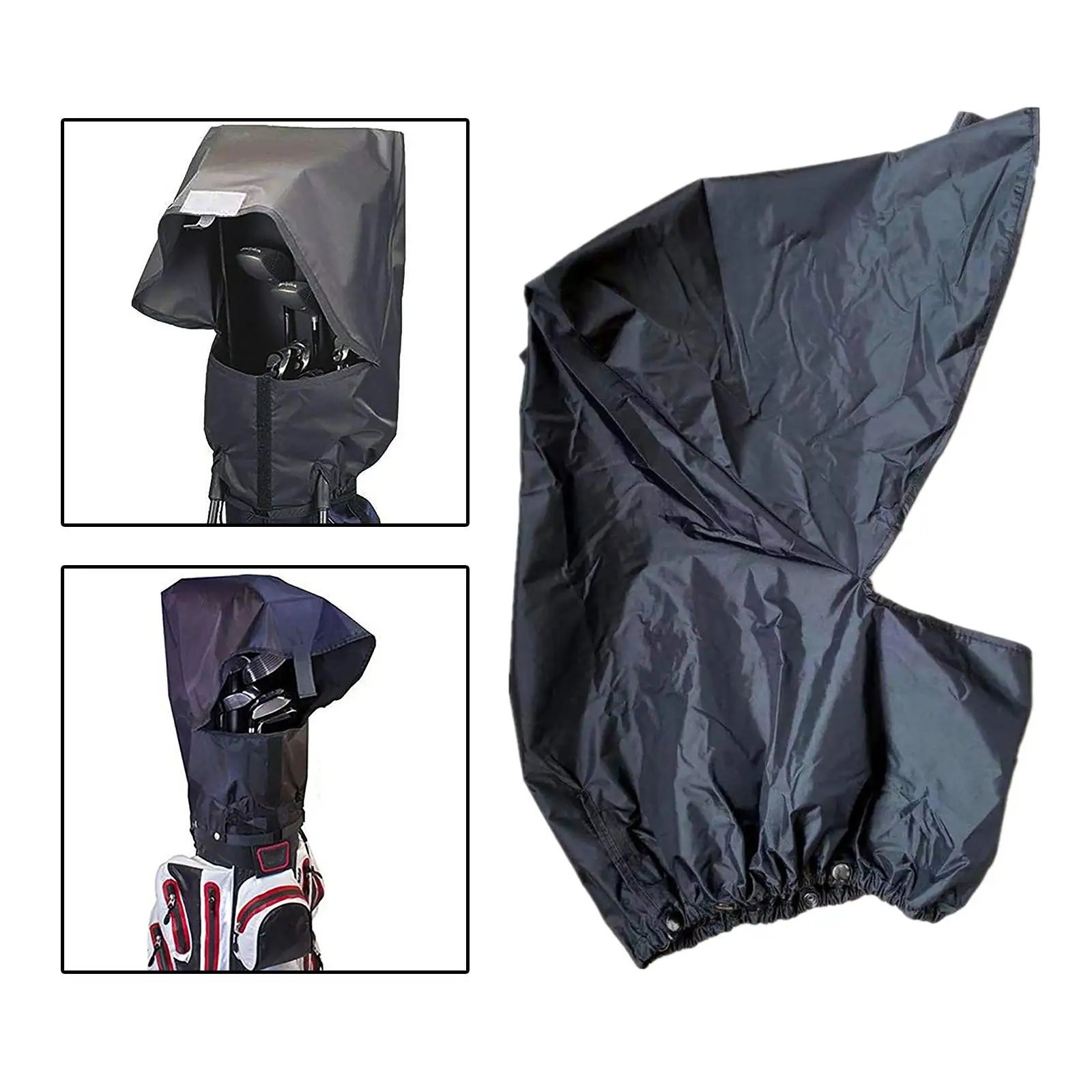 Golf Travel Cover Hood Lightweight Black Protector for Golf Bags Tourbags Golf Club Women