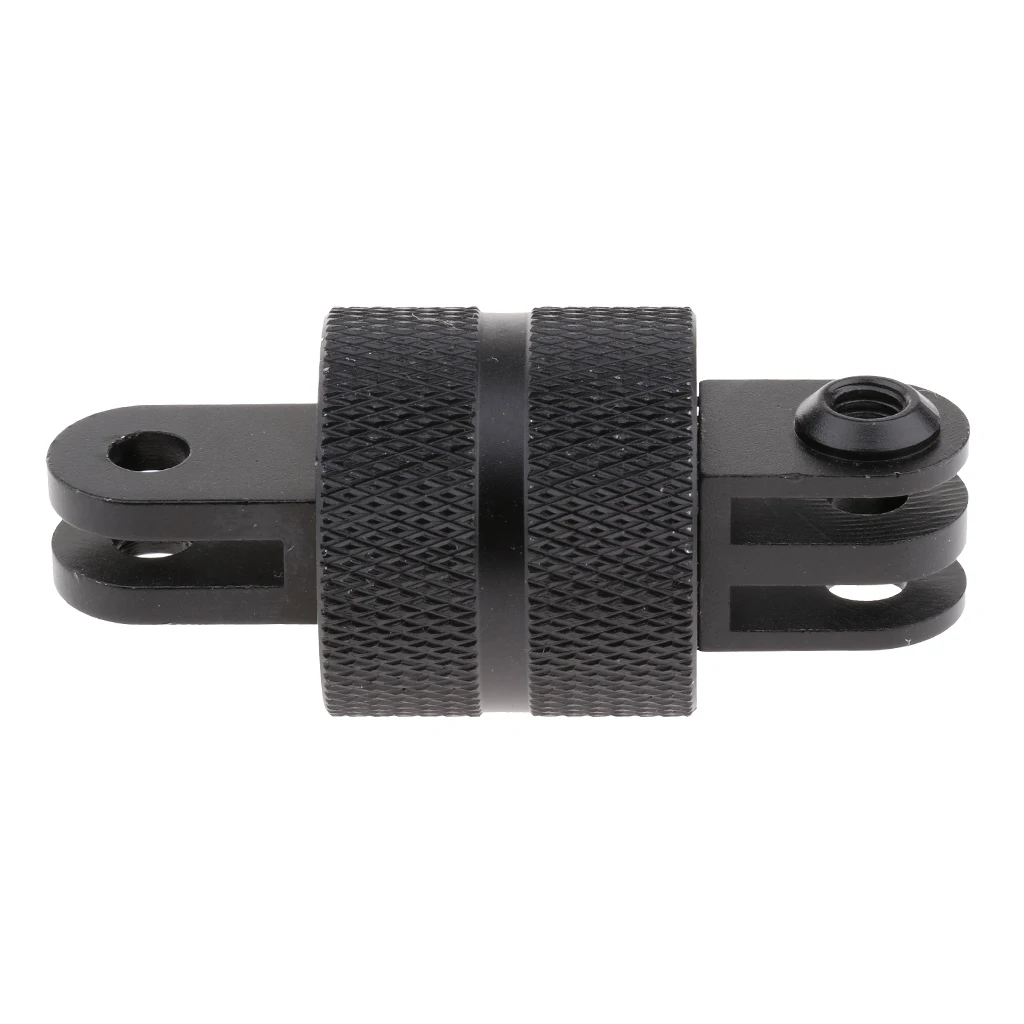 360 Degree Rotating Aluminum Swivel Tripod Mount Adapter Head  Arm Connector for Gopro  5 4 3+ 3 2 1