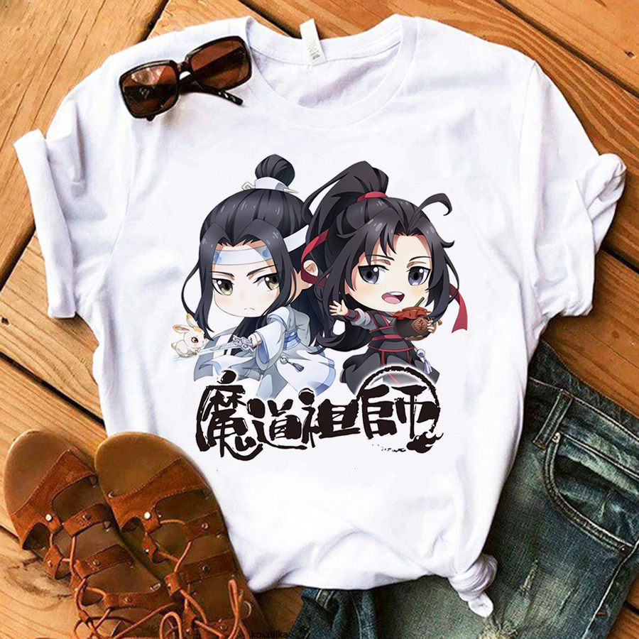 impressa, camiseta Jiang Cheng, camiseta Harajuku casual,