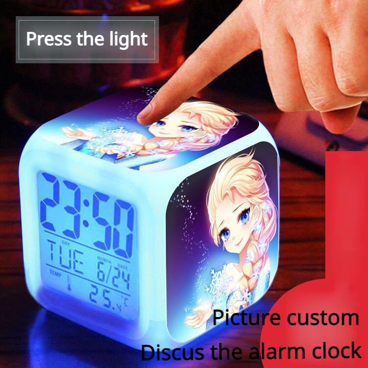 Disney Princess Frozen Elsa And Anna Doll Digital Alarm Clock Toys