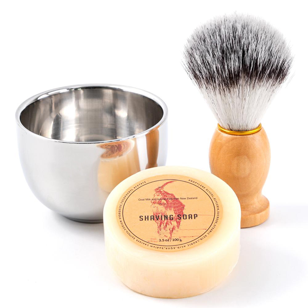 Best of Men&#039;s Shaving Beard Brush Set Synthetic Badger Hair Barbe Brush + Mug Bowl Cup + Shaving Soap Brosse Barbe Homme для бороды Reviews & Tips