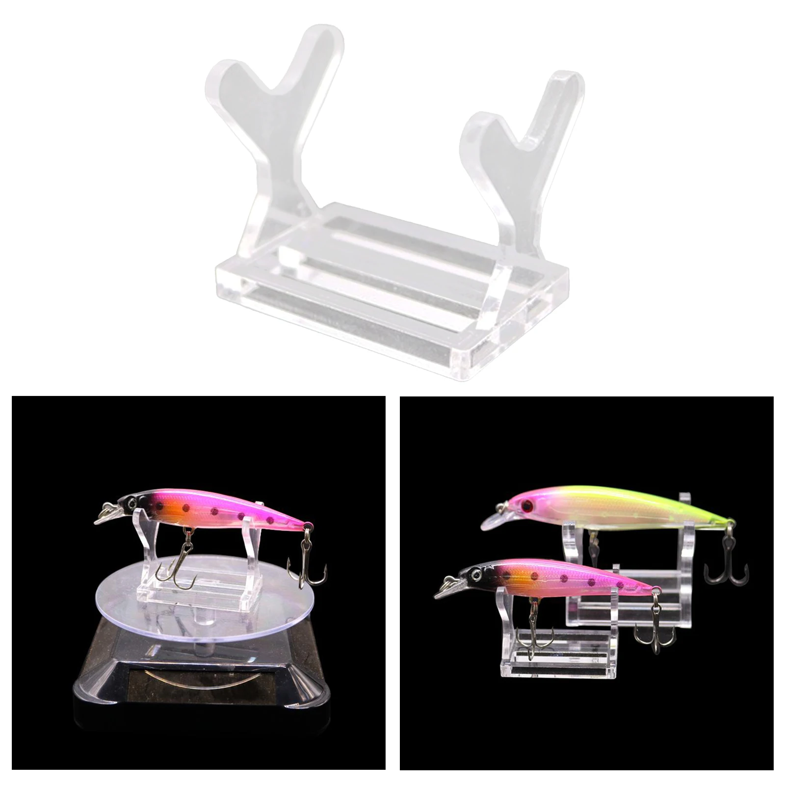Details about   *15 Fishing Lure 2" Display Stand Easels Holders 