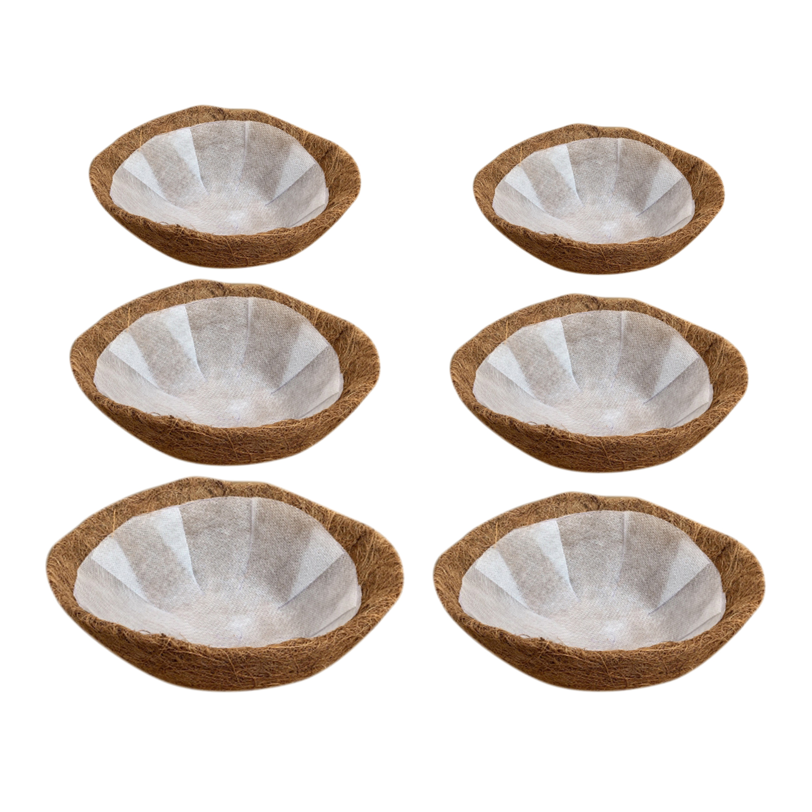 20/25/30/35/40/45cm Hanging Coconut Vegetable Flower Pot Basket Liners Planter Garden Decor Crafts
