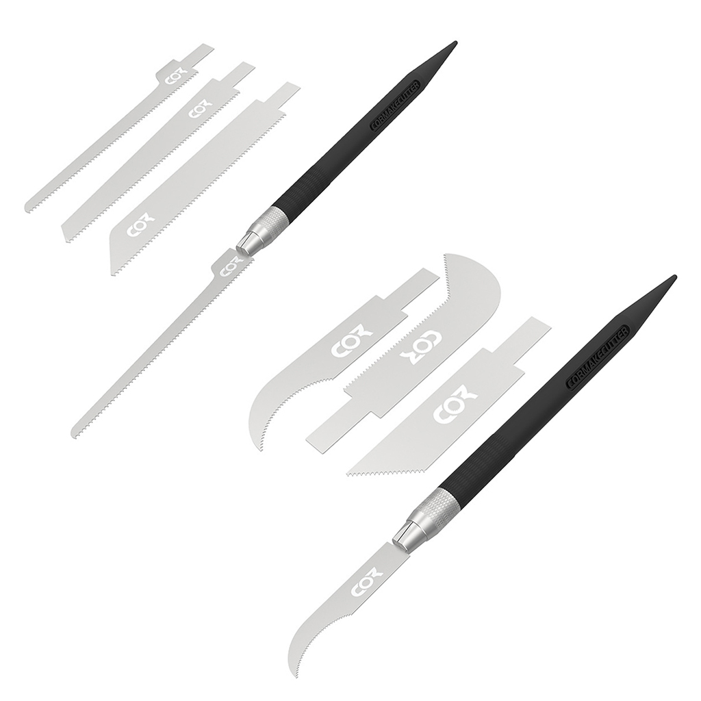 3Pcs Craft Model Groove Saw Blades Carved Knife Cutter Tools Kits with Handle for Gundam Model Making Building New