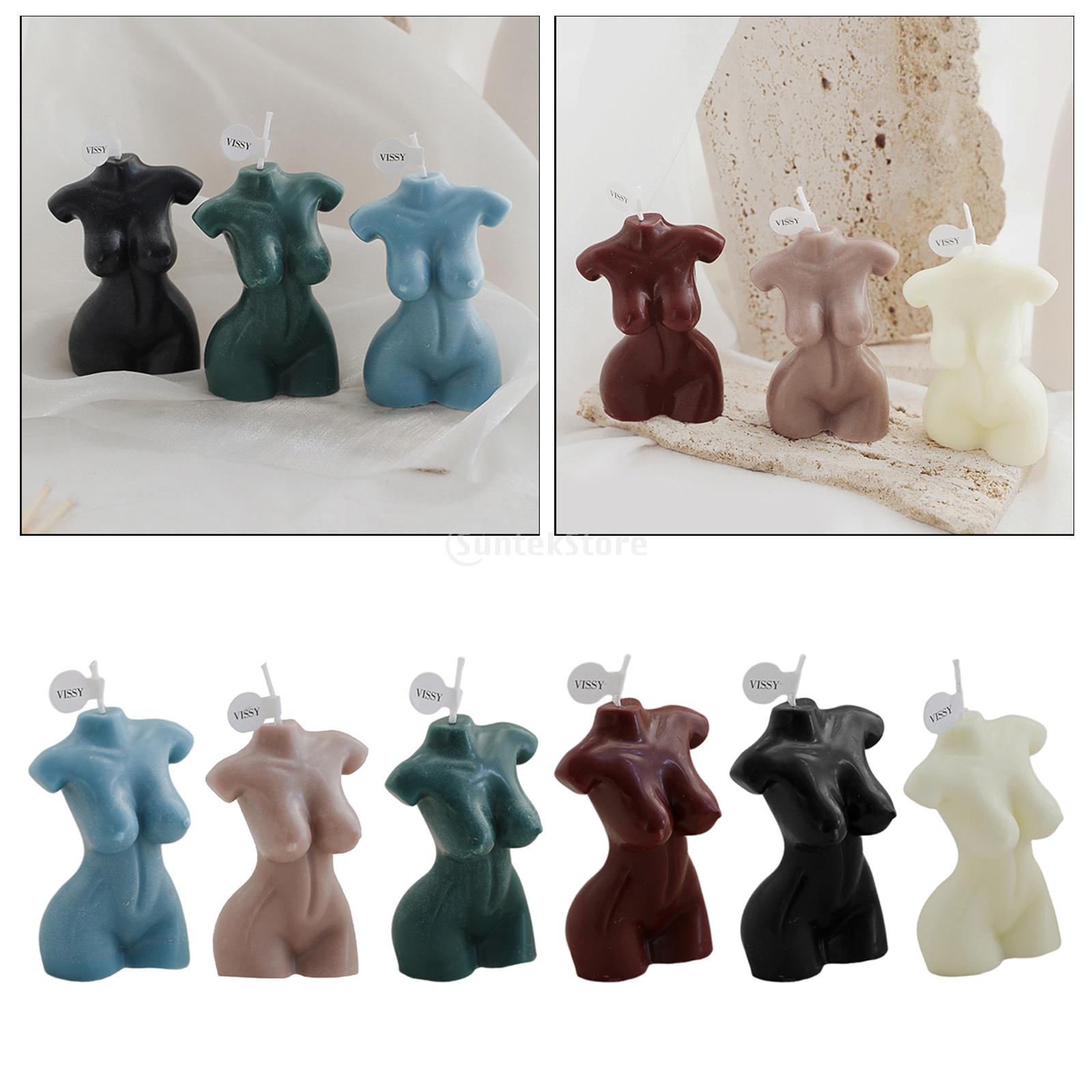 Human Women Body Relaxation Candles Nordic Scented Wax Ornament Photo Props