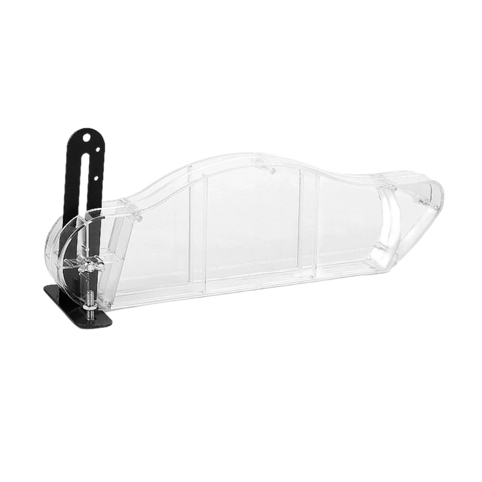 Table Saw Anti-Dust Cover Shield Case Transparent Plastic Guard w/ Dispensing Knife Universal Woodworking Accs
