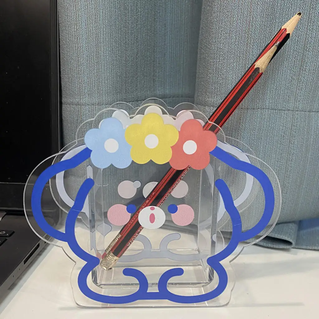 Pen Holder Free Standing Makeup Brush Holder Pencil Pot Desk Pen Holder for Office