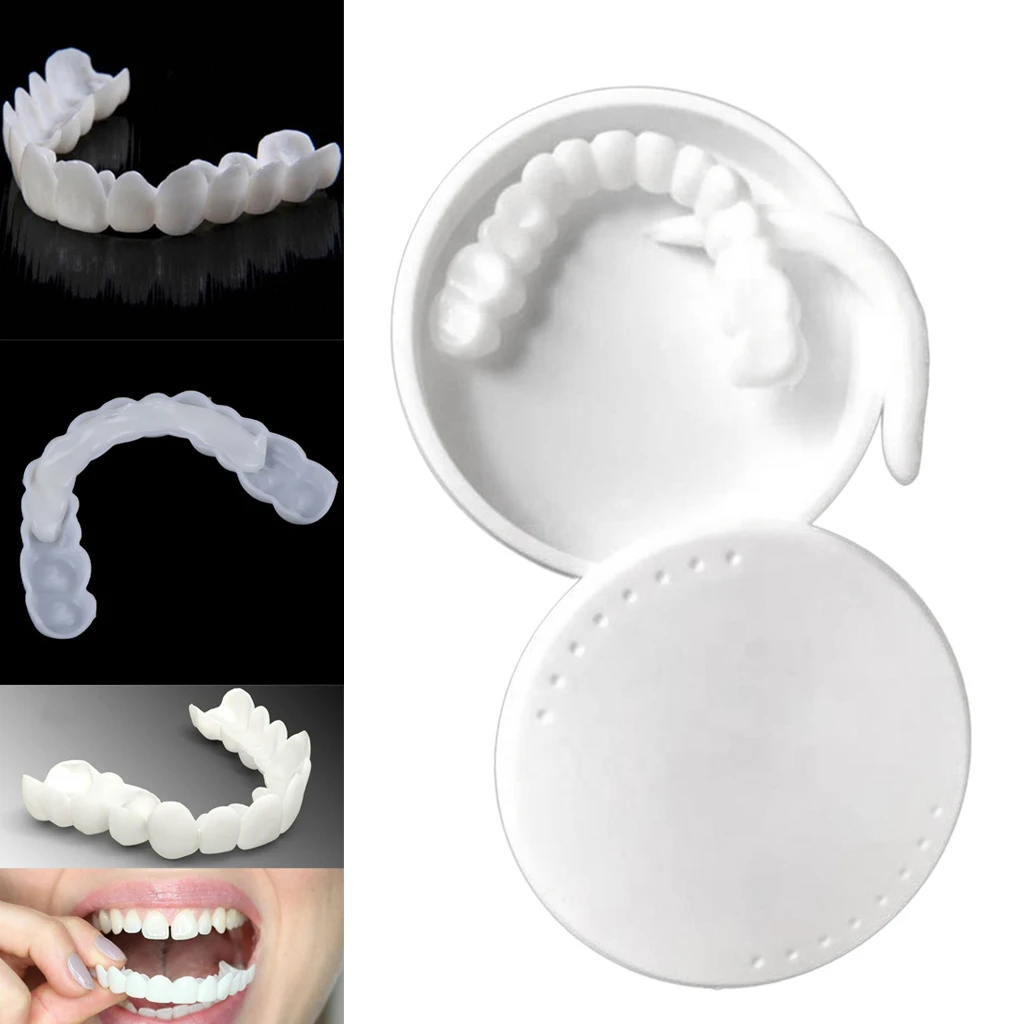 Silicone Smiling   False Teeth  Veneers Dentures Tooth Cover