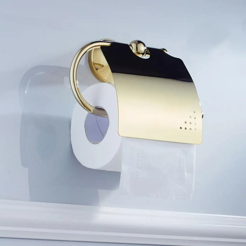 Blesiya   Tissue   Paper   Storage      Brass   Toilet   Roll   Holder  