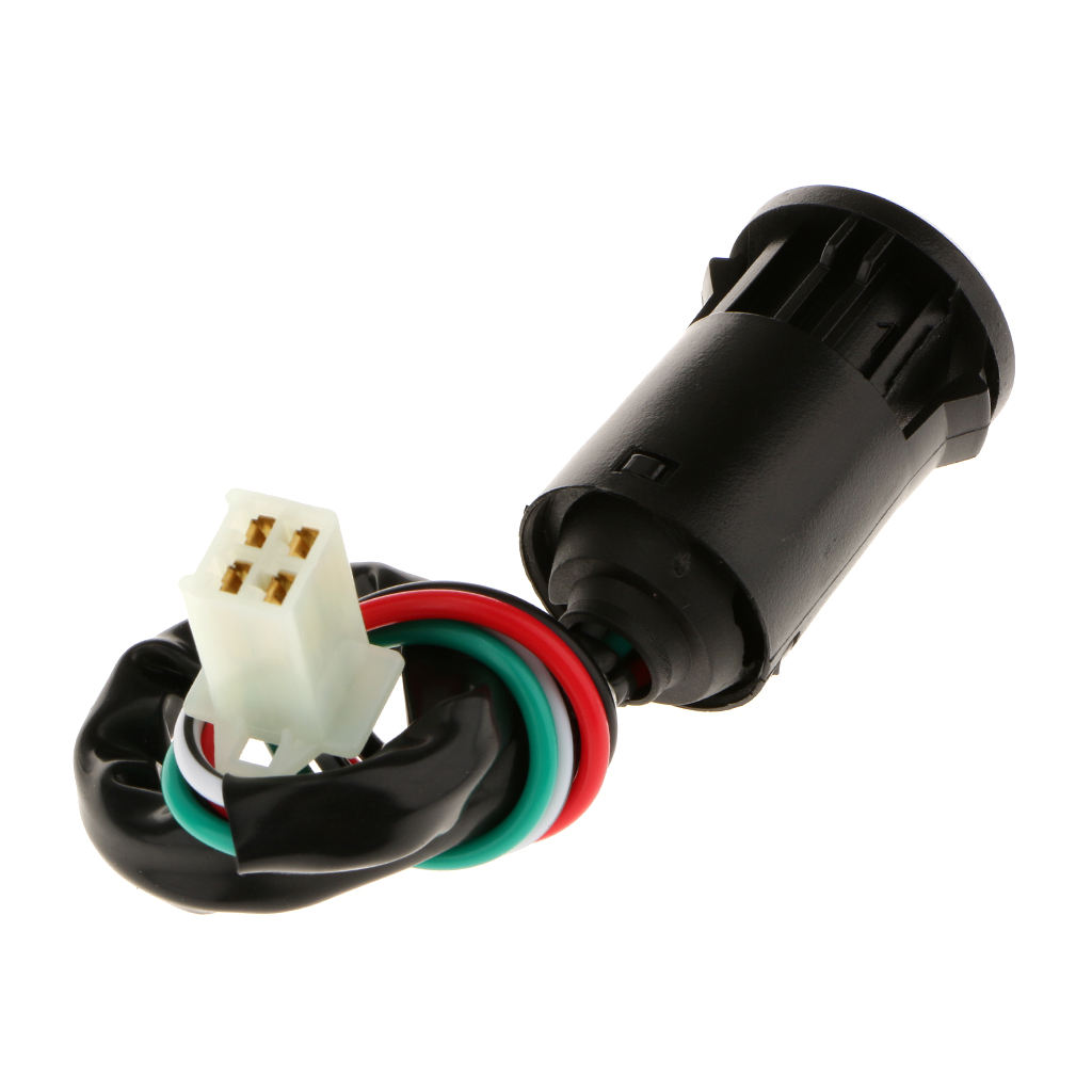 KEY IGNITION SWITCH 4 WIRE Mini ATV Quad Pocket Dirt Chopper Bike Scooter