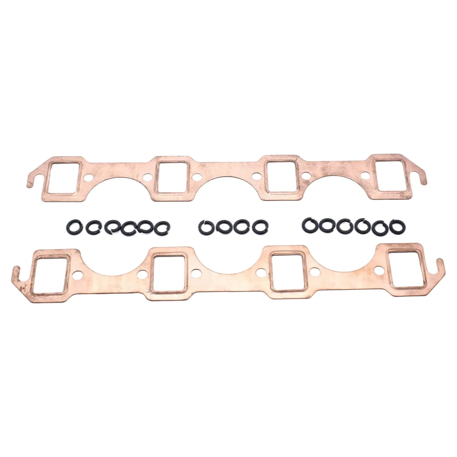 2x Exhaust Header Gaskets Square Gasket Kit Premium Fit for Ford 302 5.0L 1962-1986