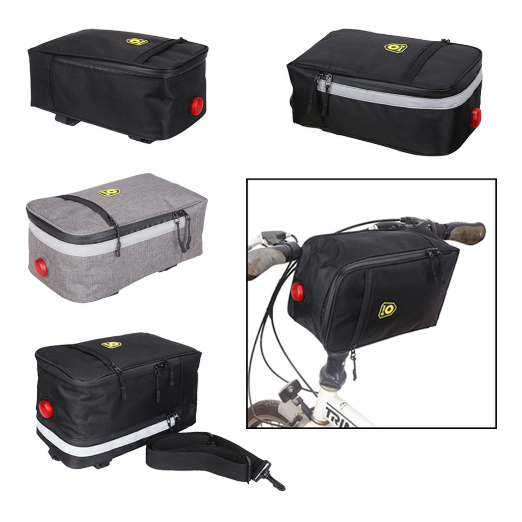 Cycling Bike Trunk Pouch Bag  Rear Rack Seat Tail Top Storage Pannier